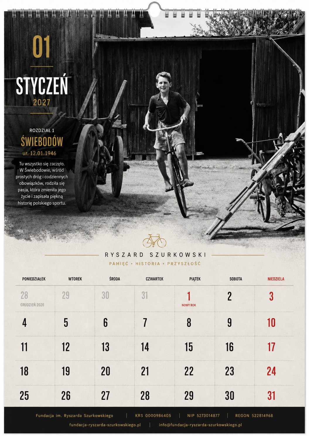 Kalendarz Fundacji im. Ryszarda Szurkowskiego