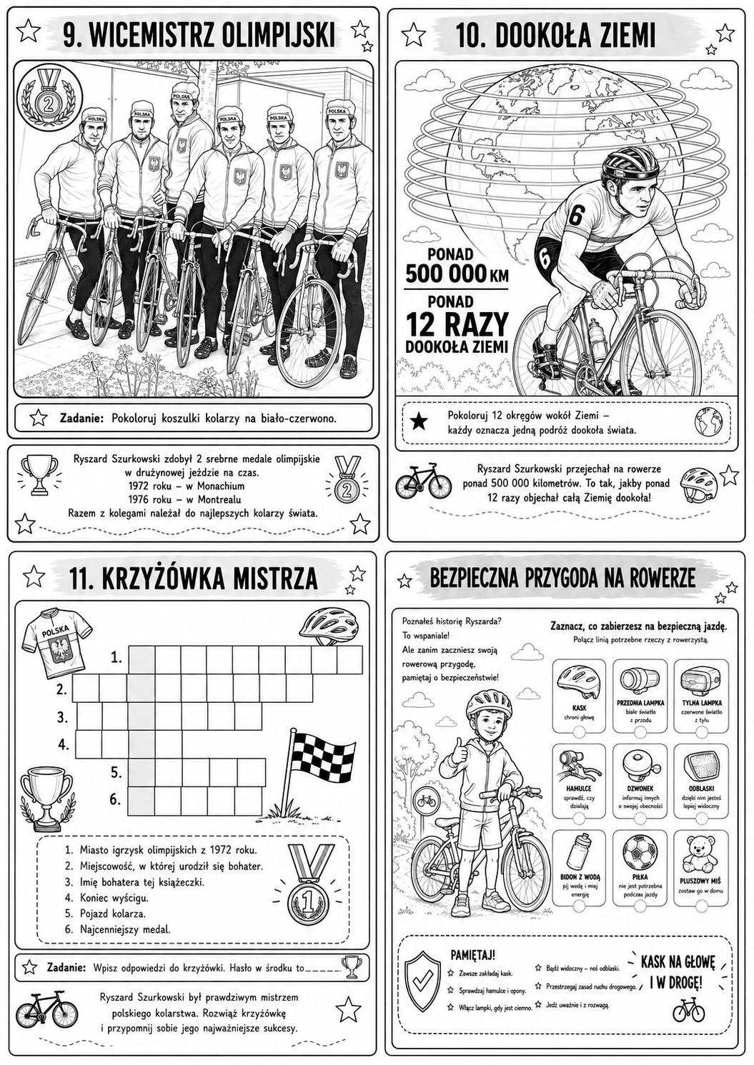 Miniatura kolorowanki — strony 9–12