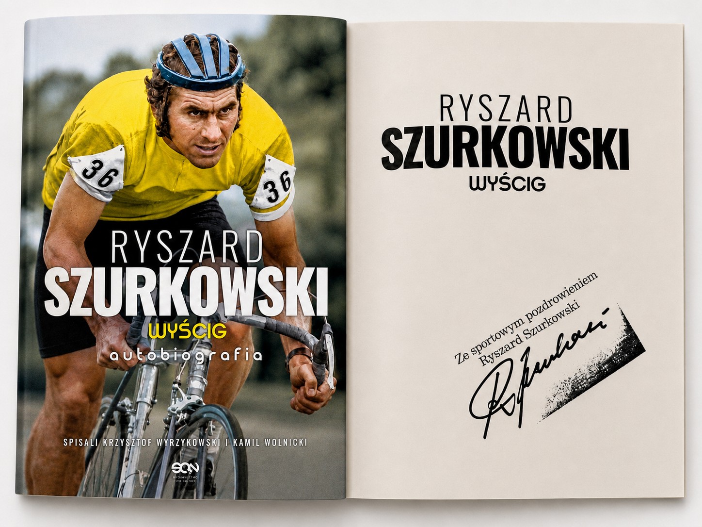 Książka WYŚCIG Ryszard Szurkowski